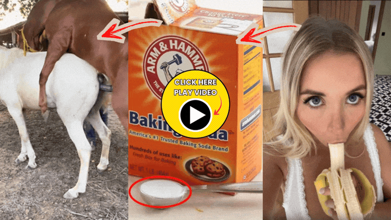 Baking soda trick results before and after